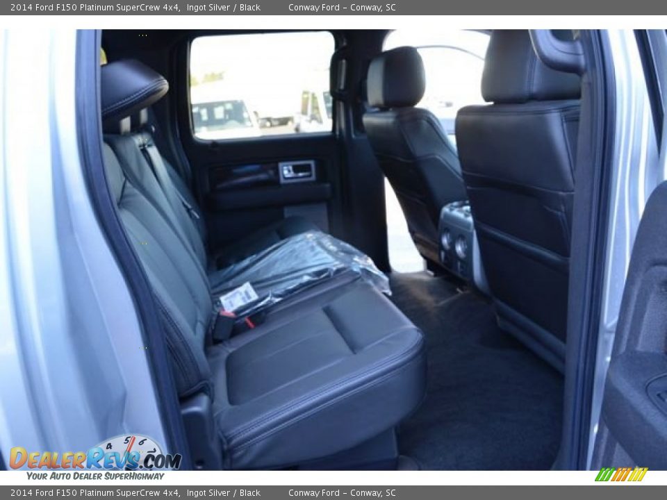 Rear Seat of 2014 Ford F150 Platinum SuperCrew 4x4 Photo #19