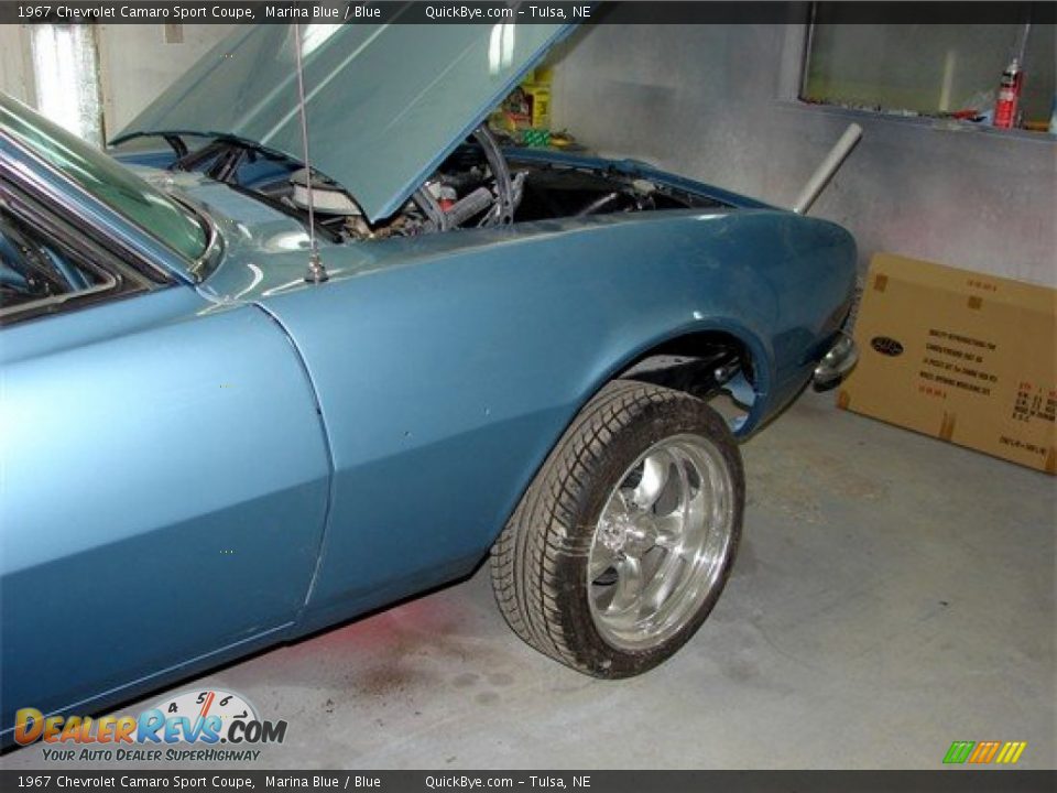 1967 Chevrolet Camaro Sport Coupe Marina Blue / Blue Photo #19