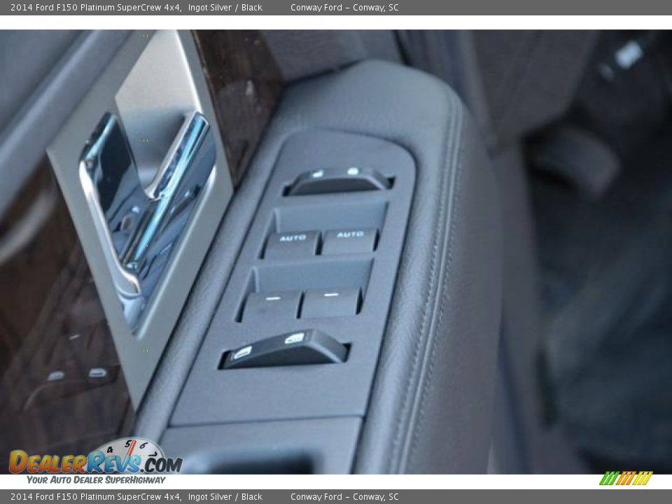 2014 Ford F150 Platinum SuperCrew 4x4 Ingot Silver / Black Photo #23
