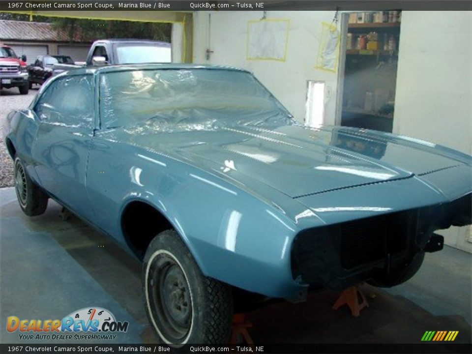 1967 Chevrolet Camaro Sport Coupe Marina Blue / Blue Photo #25