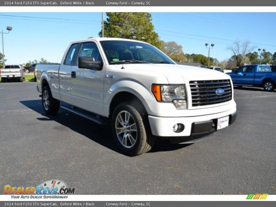 2014 Ford F150 STX SuperCab Oxford White / Black Photo #3