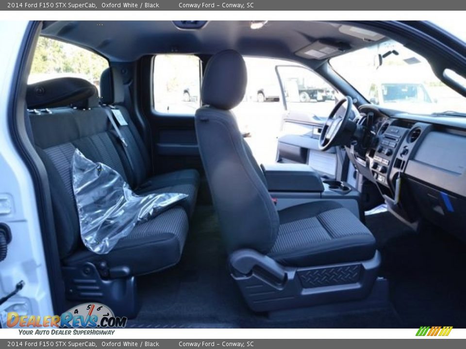2014 Ford F150 STX SuperCab Oxford White / Black Photo #17