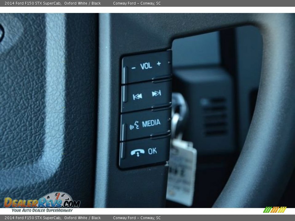 2014 Ford F150 STX SuperCab Oxford White / Black Photo #25
