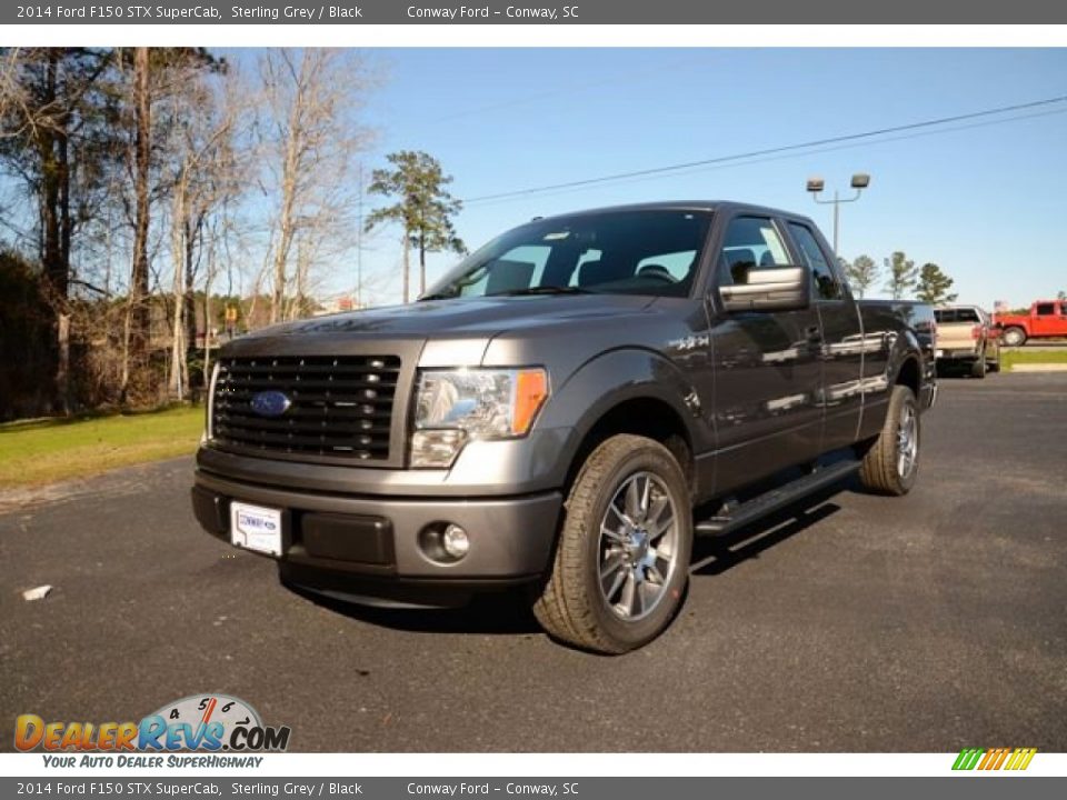 2014 Ford F150 STX SuperCab Sterling Grey / Black Photo #1