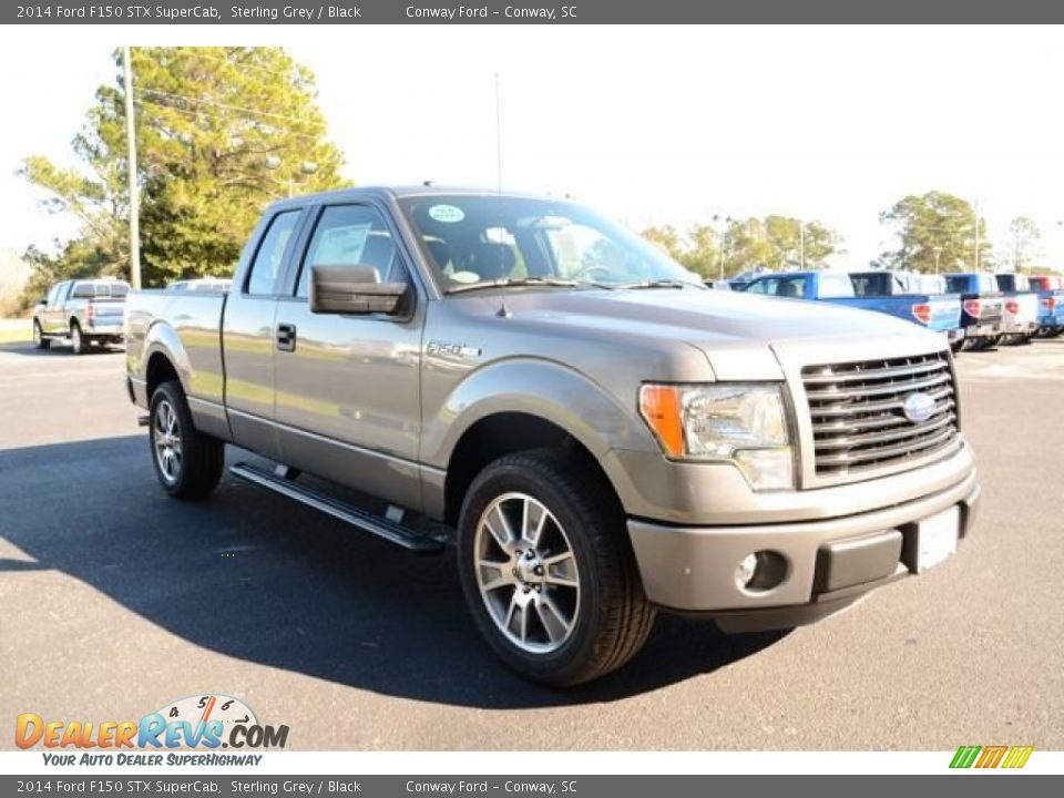2014 Ford F150 STX SuperCab Sterling Grey / Black Photo #3