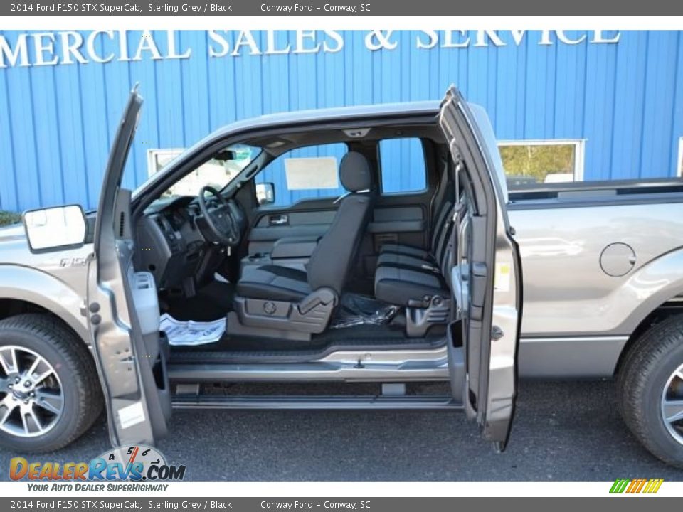 2014 Ford F150 STX SuperCab Sterling Grey / Black Photo #11