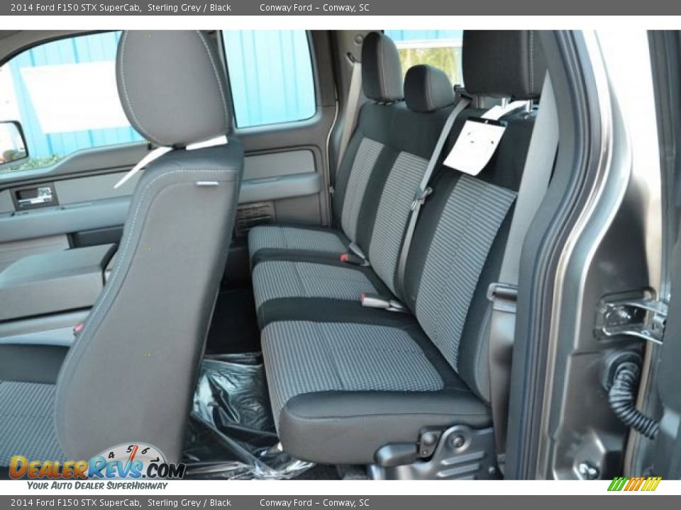 Rear Seat of 2014 Ford F150 STX SuperCab Photo #12