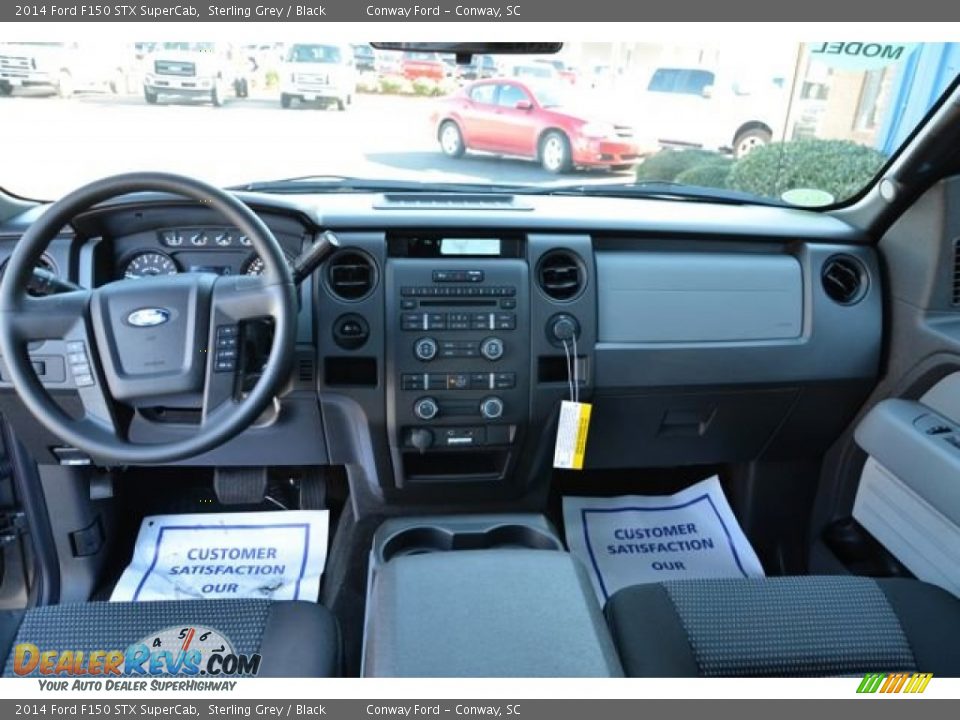 2014 Ford F150 STX SuperCab Sterling Grey / Black Photo #14