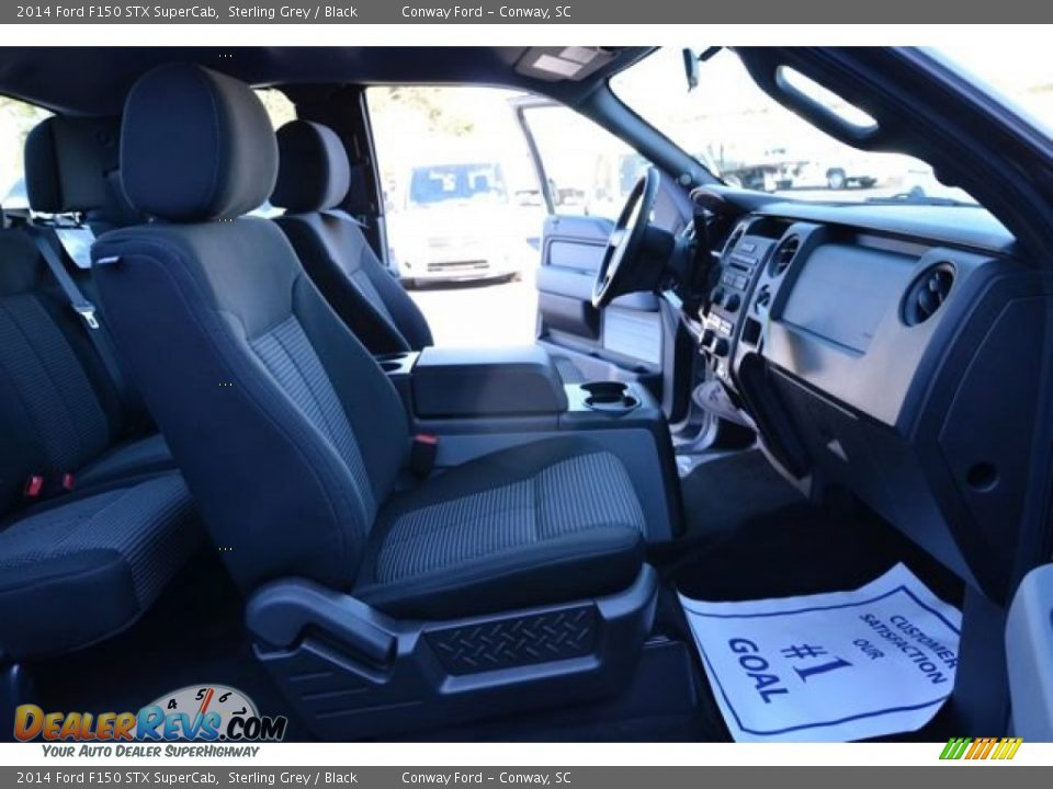 2014 Ford F150 STX SuperCab Sterling Grey / Black Photo #17