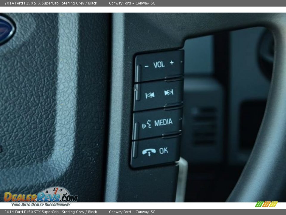 2014 Ford F150 STX SuperCab Sterling Grey / Black Photo #24