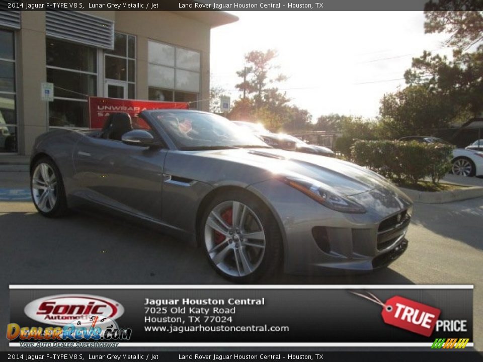 2014 Jaguar F-TYPE V8 S Lunar Grey Metallic / Jet Photo #1