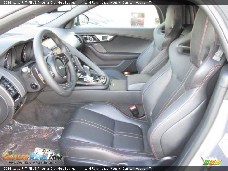 Jet Interior - 2014 Jaguar F-TYPE V8 S Photo #2