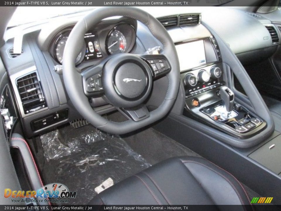 2014 Jaguar F-TYPE V8 S Lunar Grey Metallic / Jet Photo #3