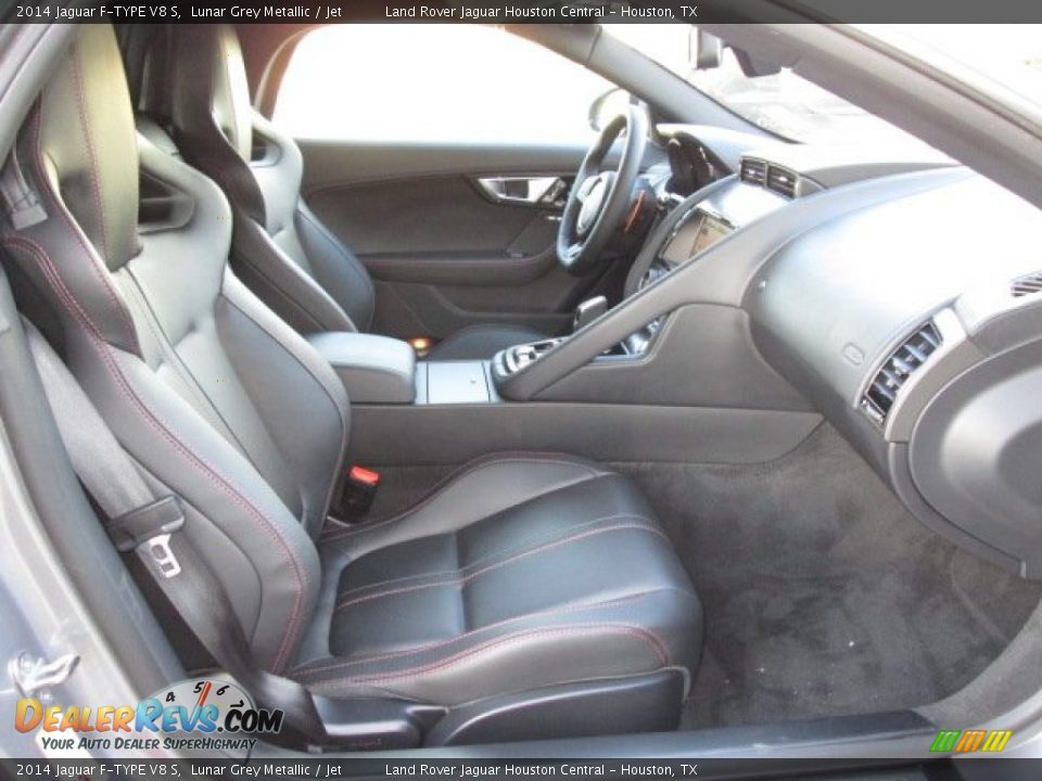 2014 Jaguar F-TYPE V8 S Lunar Grey Metallic / Jet Photo #4