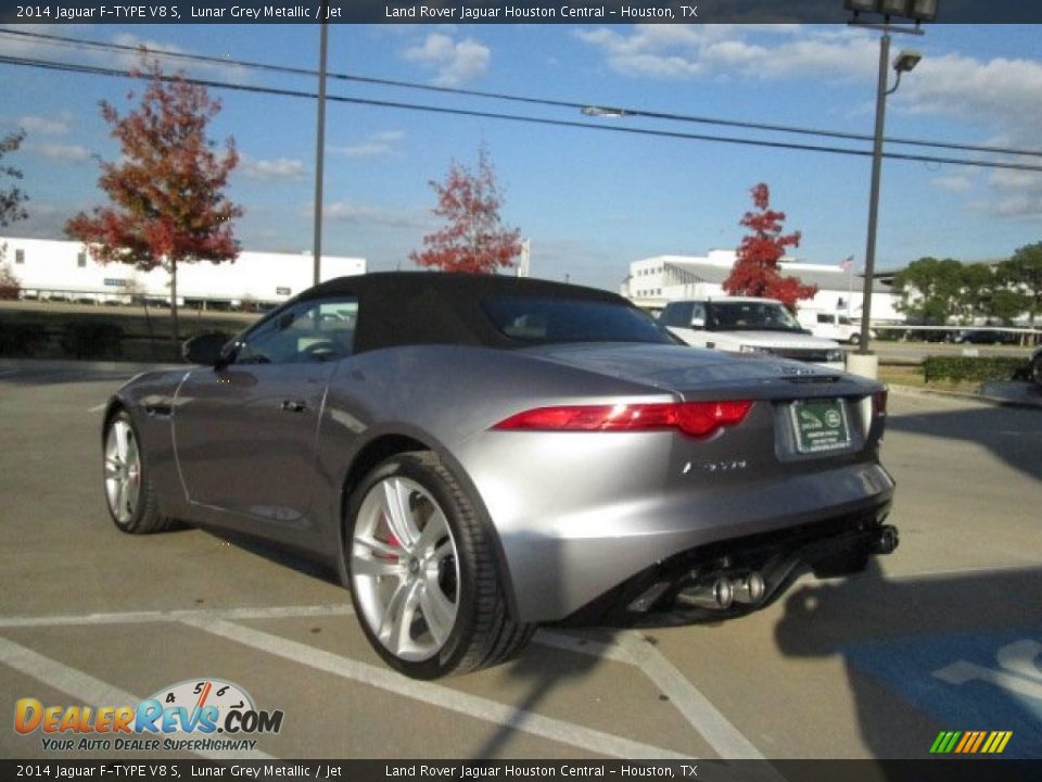 2014 Jaguar F-TYPE V8 S Lunar Grey Metallic / Jet Photo #8