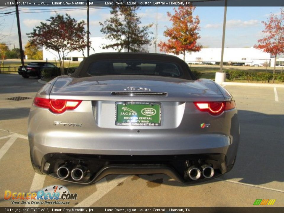 2014 Jaguar F-TYPE V8 S Lunar Grey Metallic / Jet Photo #9
