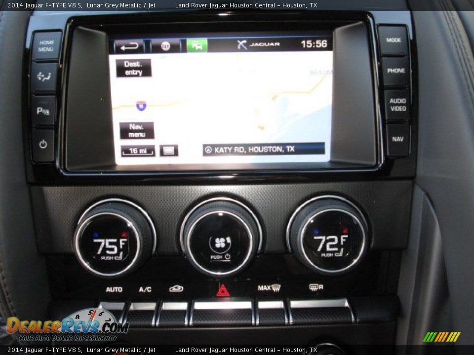 2014 Jaguar F-TYPE V8 S Lunar Grey Metallic / Jet Photo #12
