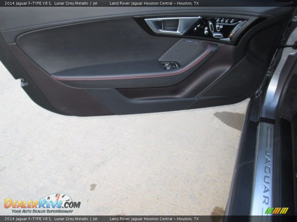2014 Jaguar F-TYPE V8 S Lunar Grey Metallic / Jet Photo #14