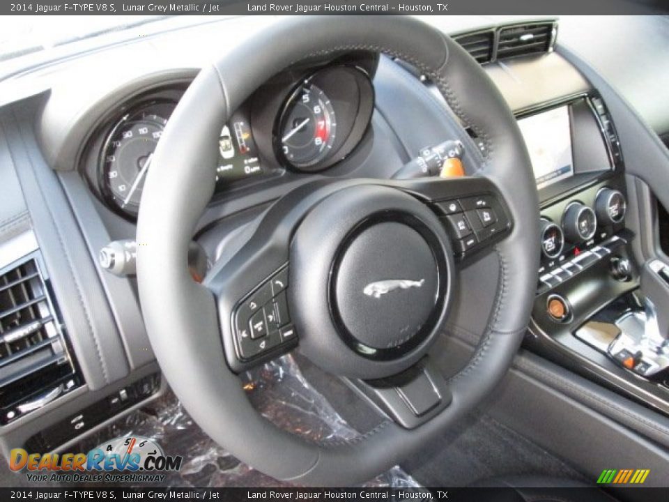 2014 Jaguar F-TYPE V8 S Lunar Grey Metallic / Jet Photo #17