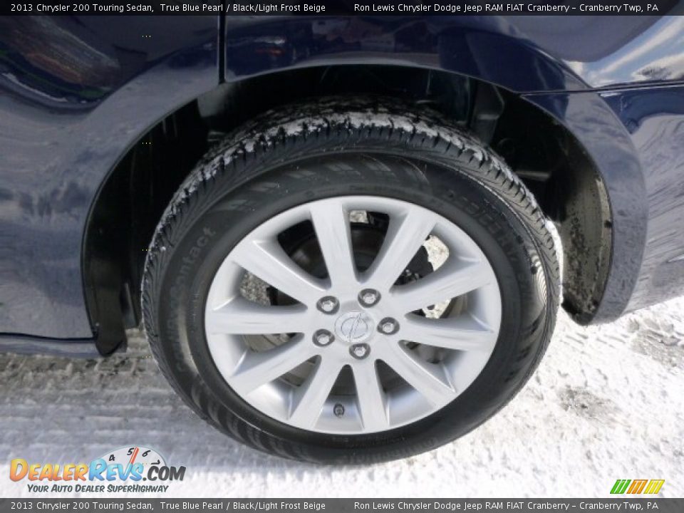 2013 Chrysler 200 Touring Sedan True Blue Pearl / Black/Light Frost Beige Photo #9