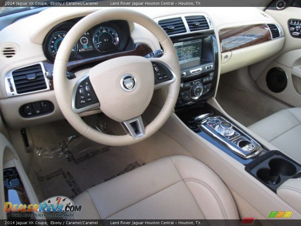 Caramel/Caramel Interior - 2014 Jaguar XK Coupe Photo #3