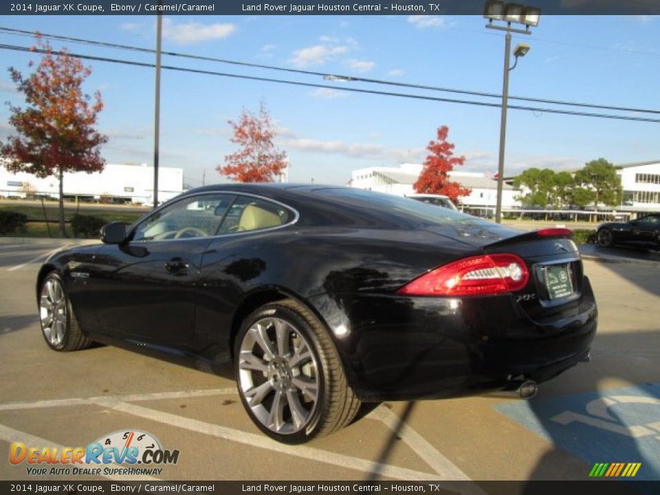 2014 Jaguar XK Coupe Ebony / Caramel/Caramel Photo #8