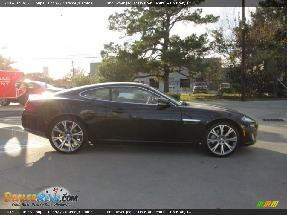 2014 Jaguar XK Coupe Ebony / Caramel/Caramel Photo #11