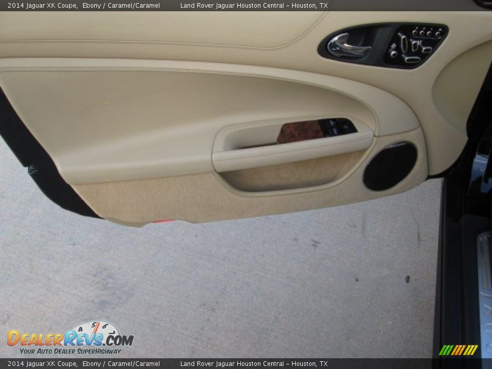 2014 Jaguar XK Coupe Ebony / Caramel/Caramel Photo #15
