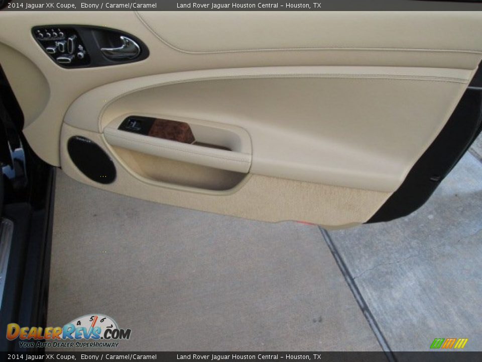 2014 Jaguar XK Coupe Ebony / Caramel/Caramel Photo #16