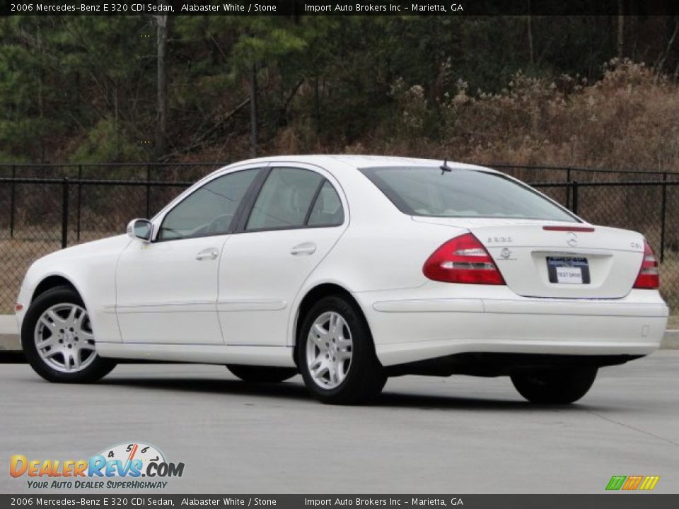 2006 Mercedes-Benz E 320 CDI Sedan Alabaster White / Stone Photo #5