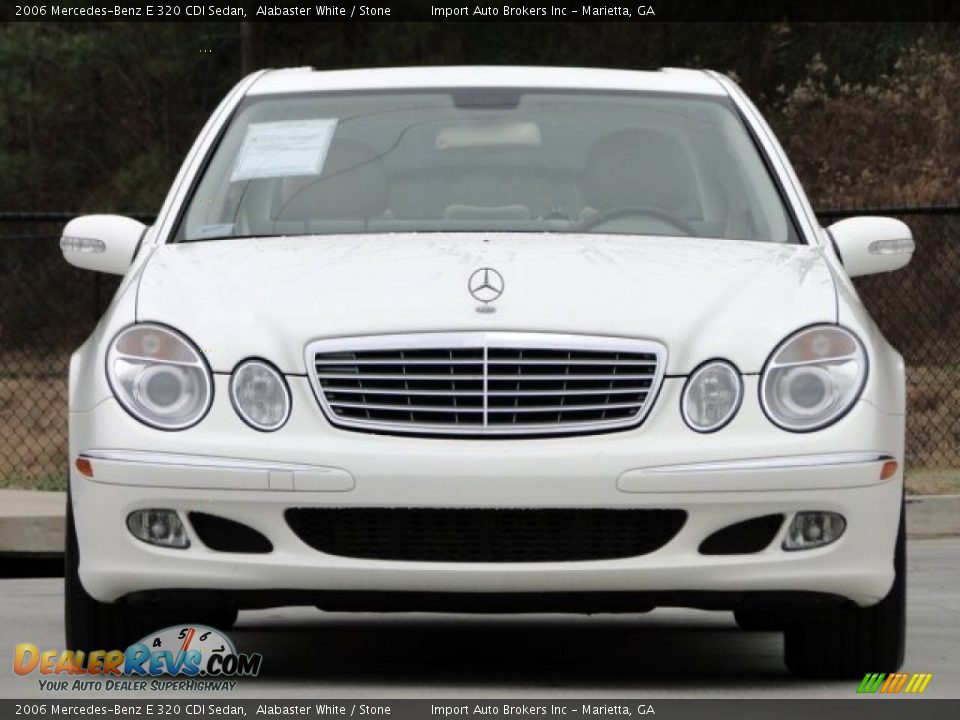 2006 Mercedes-Benz E 320 CDI Sedan Alabaster White / Stone Photo #7