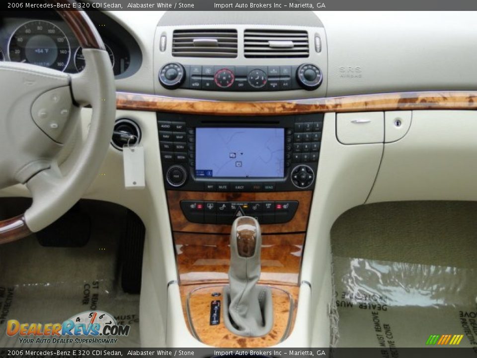 2006 Mercedes-Benz E 320 CDI Sedan Alabaster White / Stone Photo #13