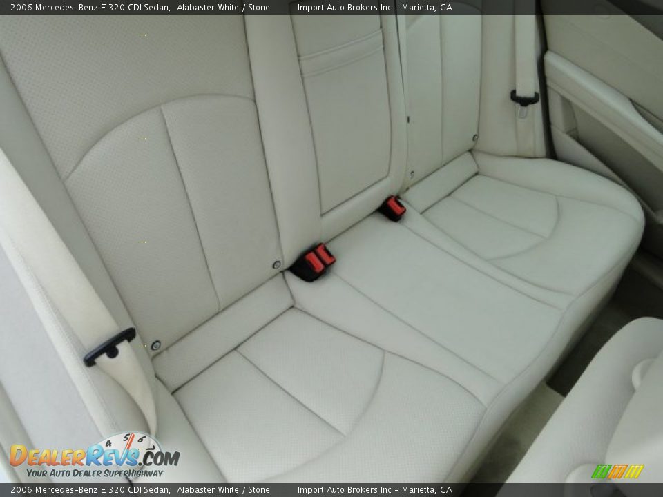2006 Mercedes-Benz E 320 CDI Sedan Alabaster White / Stone Photo #19