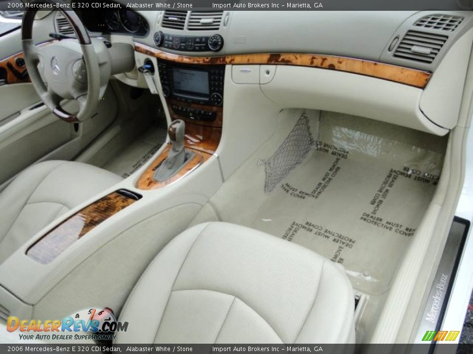 2006 Mercedes-Benz E 320 CDI Sedan Alabaster White / Stone Photo #20