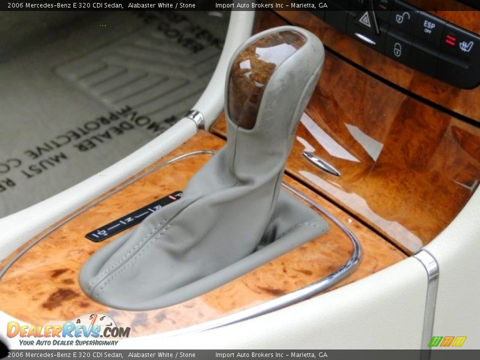 2006 Mercedes-Benz E 320 CDI Sedan Alabaster White / Stone Photo #21