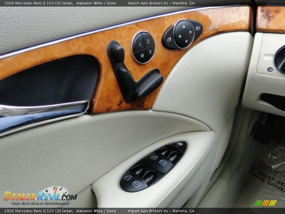 2006 Mercedes-Benz E 320 CDI Sedan Alabaster White / Stone Photo #22