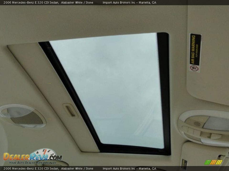 2006 Mercedes-Benz E 320 CDI Sedan Alabaster White / Stone Photo #23