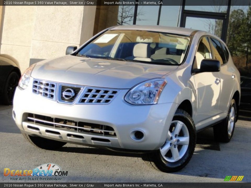 2010 Nissan Rogue S 360 Value Package Silver Ice / Gray Photo #1