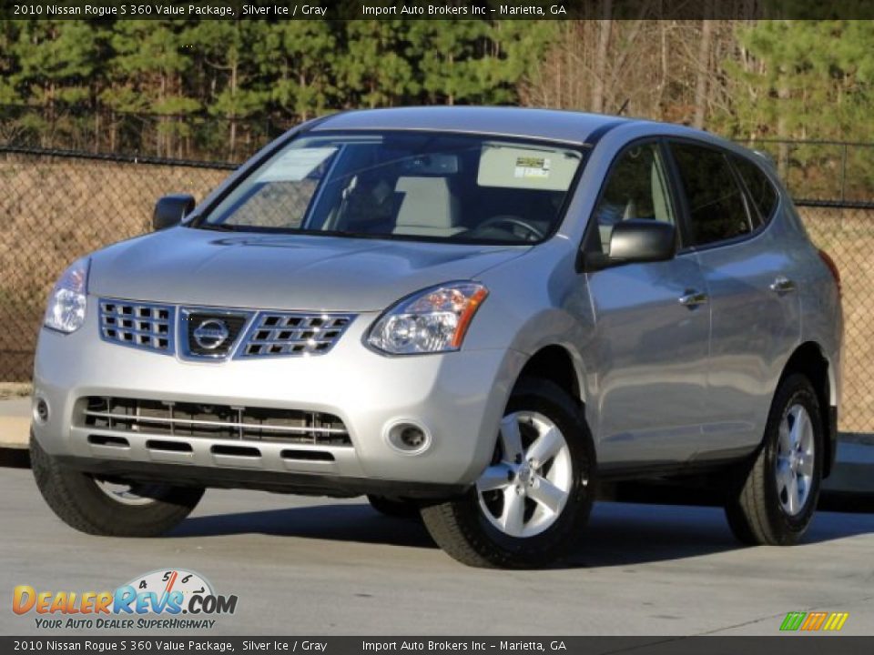 2010 Nissan Rogue S 360 Value Package Silver Ice / Gray Photo #2