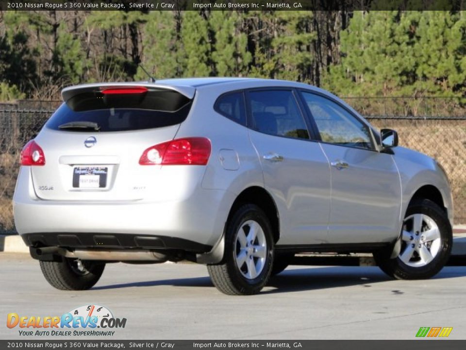 2010 Nissan Rogue S 360 Value Package Silver Ice / Gray Photo #3