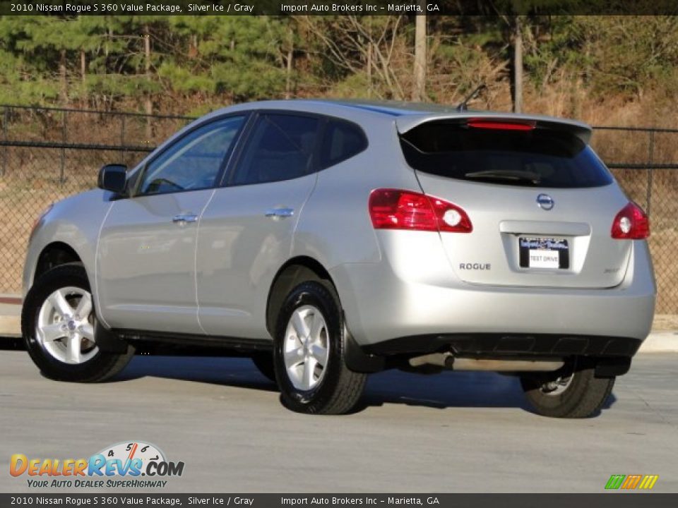 2010 Nissan Rogue S 360 Value Package Silver Ice / Gray Photo #5