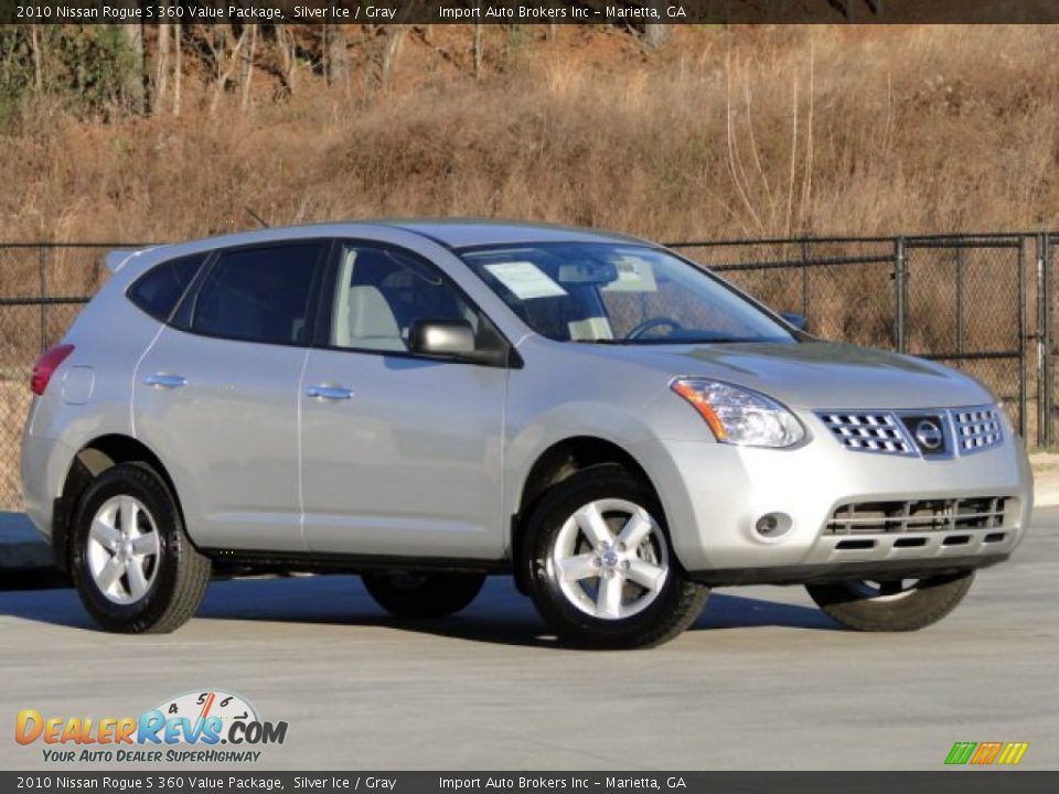 2010 Nissan Rogue S 360 Value Package Silver Ice / Gray Photo #6