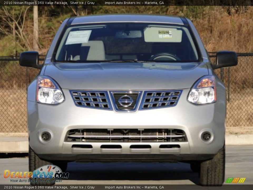 2010 Nissan Rogue S 360 Value Package Silver Ice / Gray Photo #7
