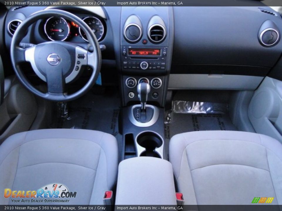2010 Nissan Rogue S 360 Value Package Silver Ice / Gray Photo #10