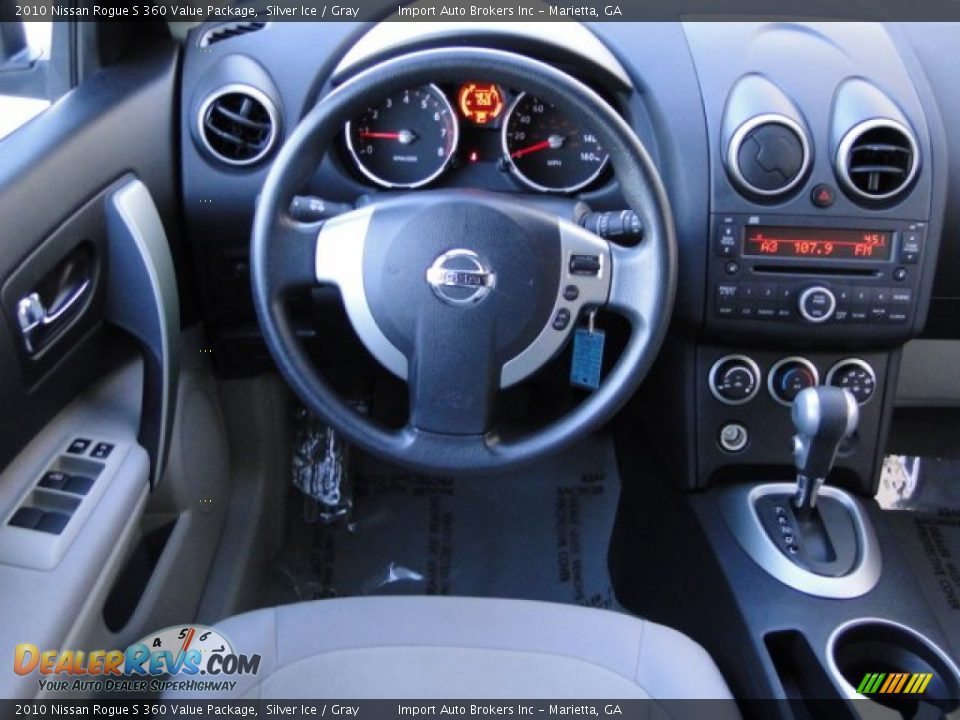 2010 Nissan Rogue S 360 Value Package Silver Ice / Gray Photo #11