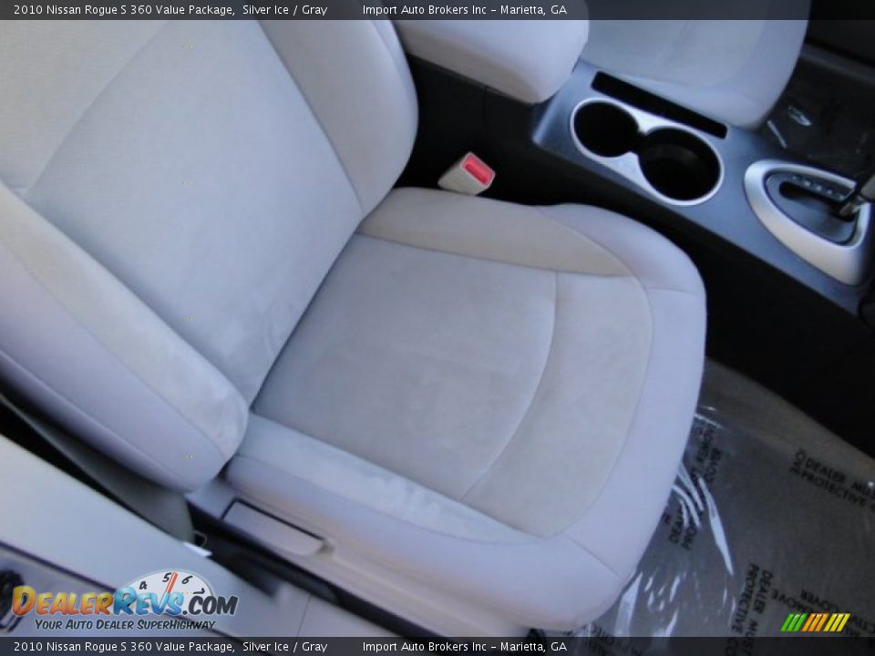 2010 Nissan Rogue S 360 Value Package Silver Ice / Gray Photo #17