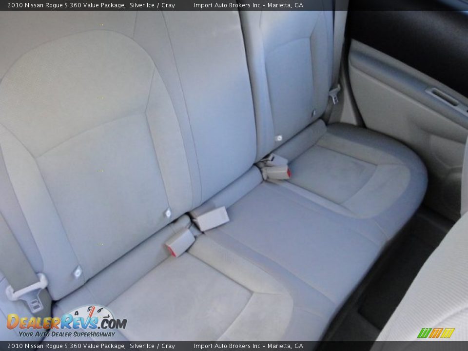 2010 Nissan Rogue S 360 Value Package Silver Ice / Gray Photo #18