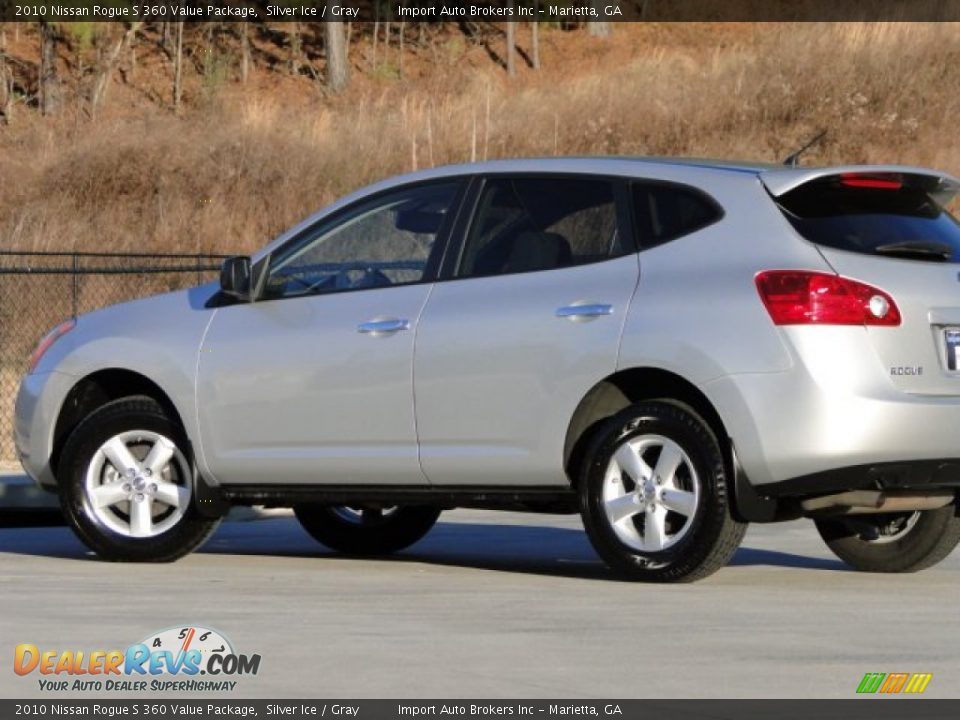 2010 Nissan Rogue S 360 Value Package Silver Ice / Gray Photo #29
