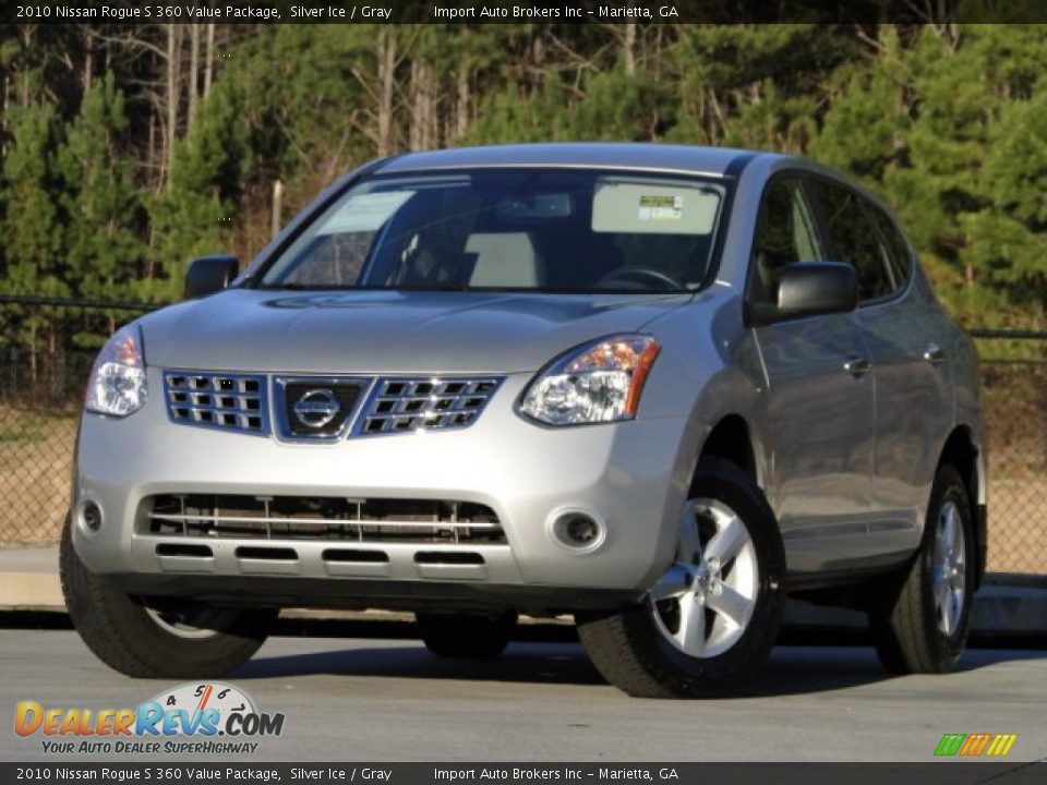 2010 Nissan Rogue S 360 Value Package Silver Ice / Gray Photo #31