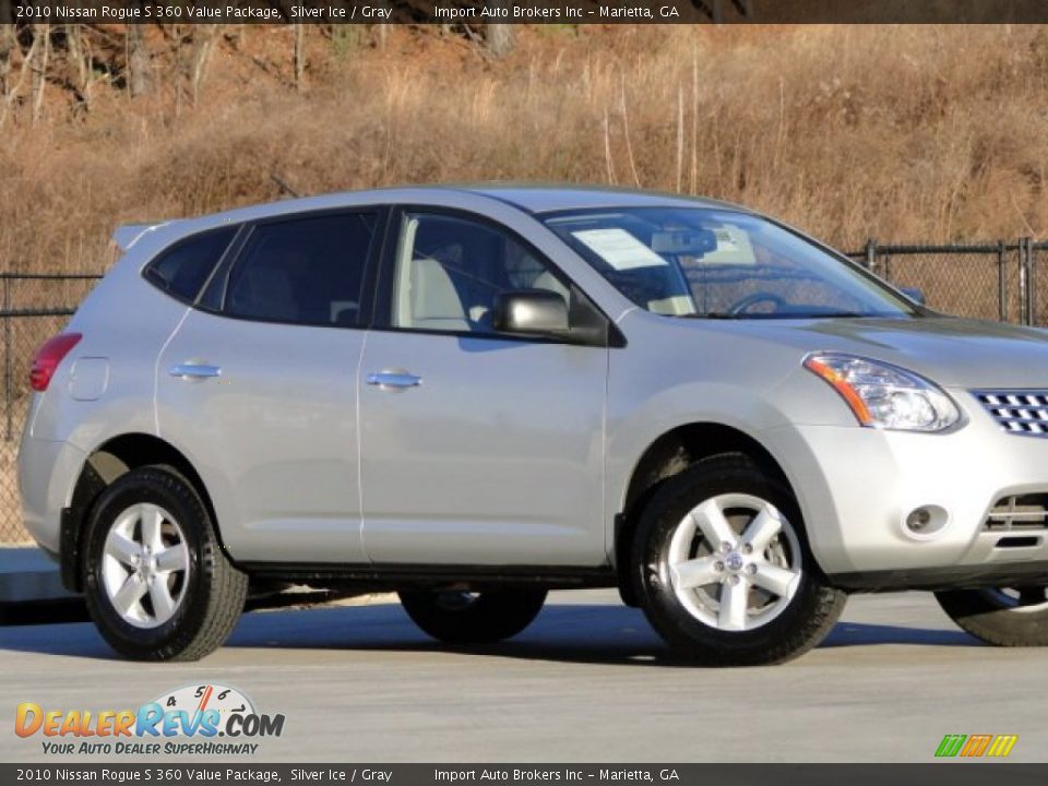 2010 Nissan Rogue S 360 Value Package Silver Ice / Gray Photo #33